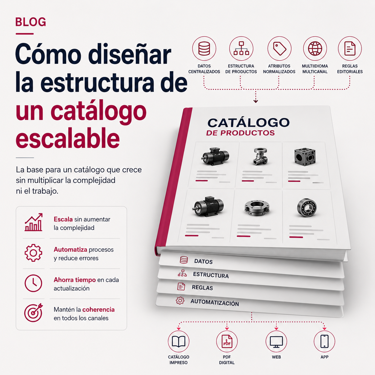 diseñar la estructura del catalogo