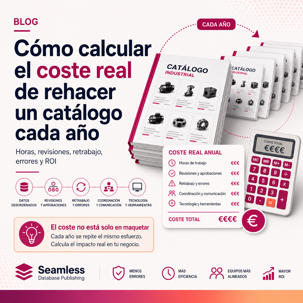Coste real de rehacer un catalogo
